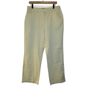 L.L.Bean, Cotton Pants, Classic Fit, Elastic Waist Band, Women's sz 16, L- 40.5